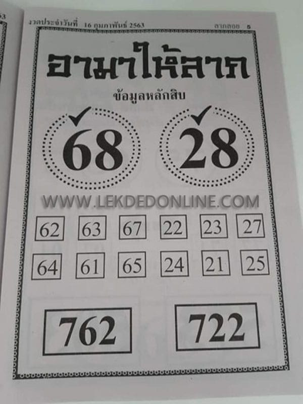 หวยอาม่าให้ลาภ อาม่า อาม่า